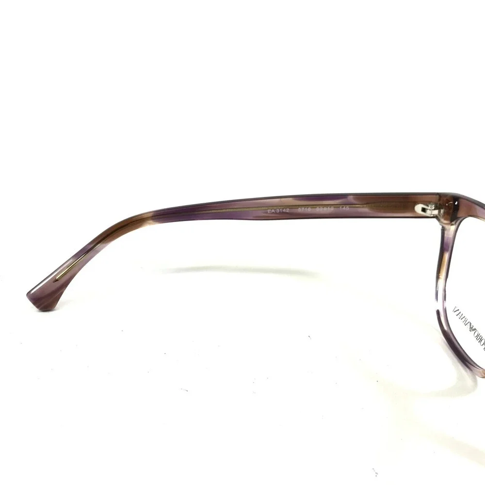 Emporio Armani Eyeglasses Frames EA3142 5716 Clear Brown Purple Horn 53-18-145